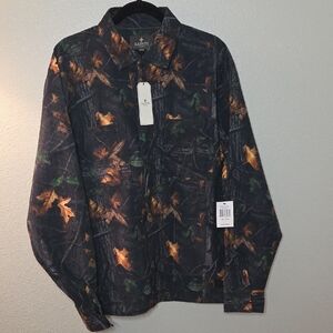Men's Camouflage Casual Button Down Shirt